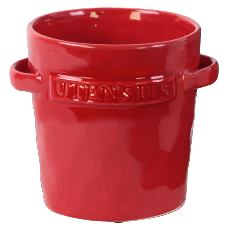 Gracie Oaks Ceramic Utensil Crock & Reviews Wayfair